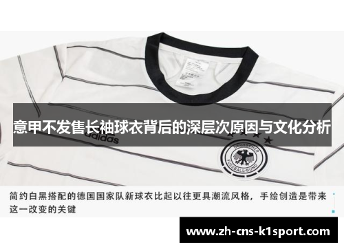 意甲不发售长袖球衣背后的深层次原因与文化分析