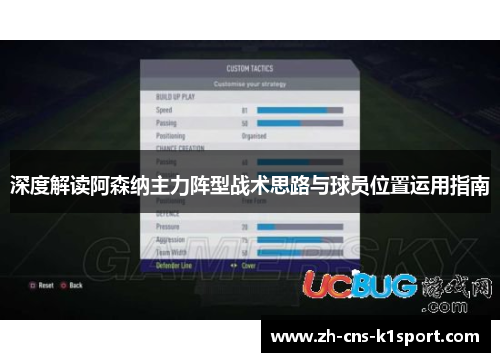 深度解读阿森纳主力阵型战术思路与球员位置运用指南
