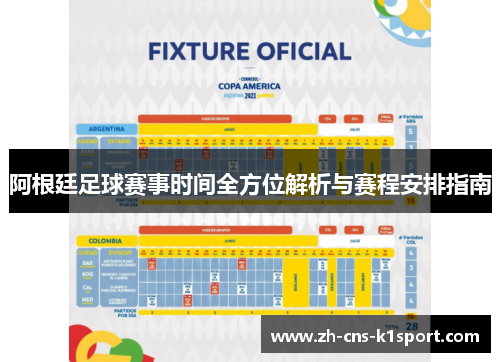 阿根廷足球赛事时间全方位解析与赛程安排指南